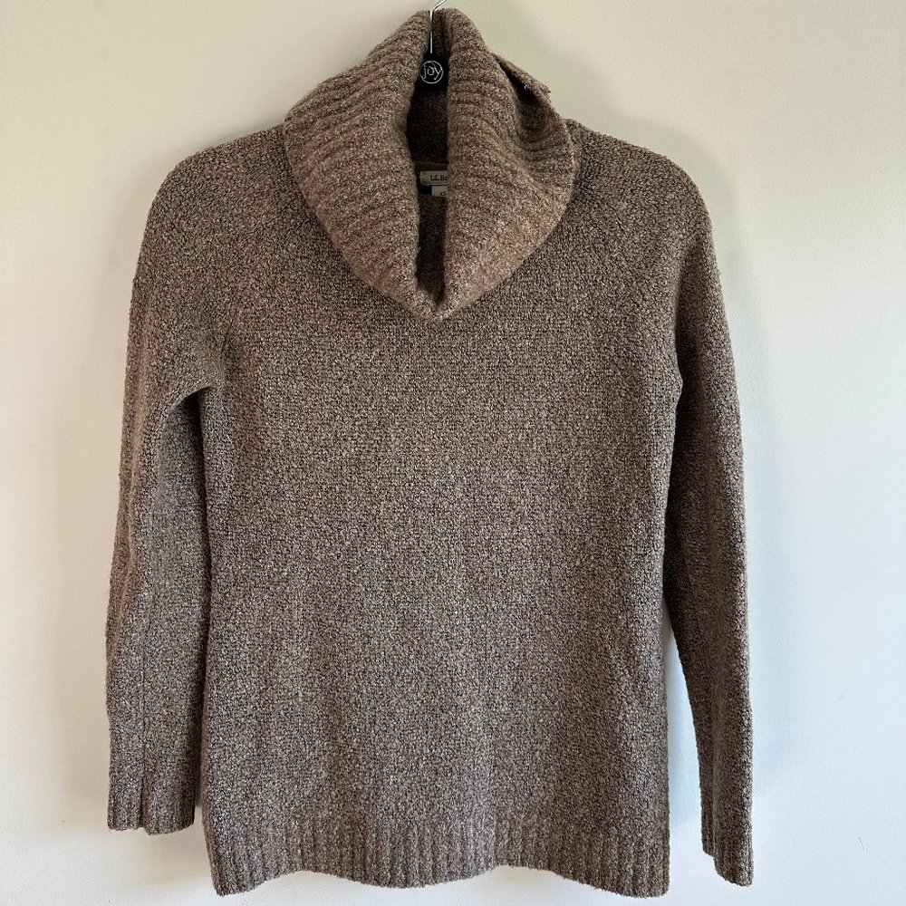 L.L. Bean Boucle Cowlneck Sweater